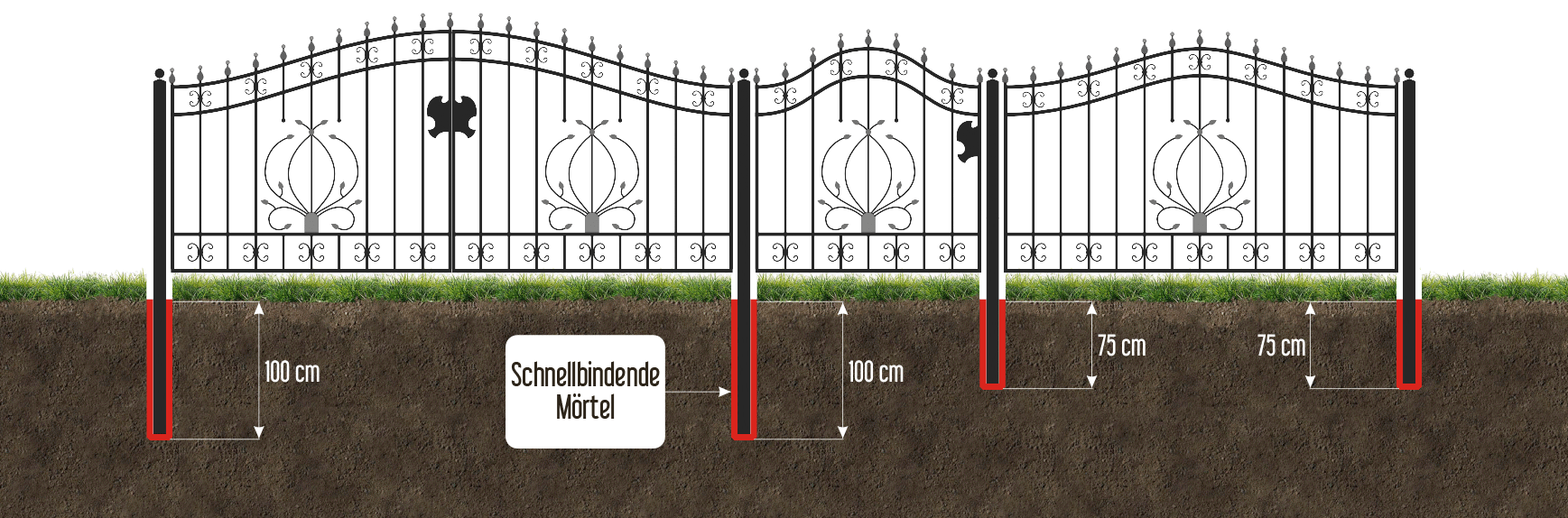 schiebetor schmiedeeisen