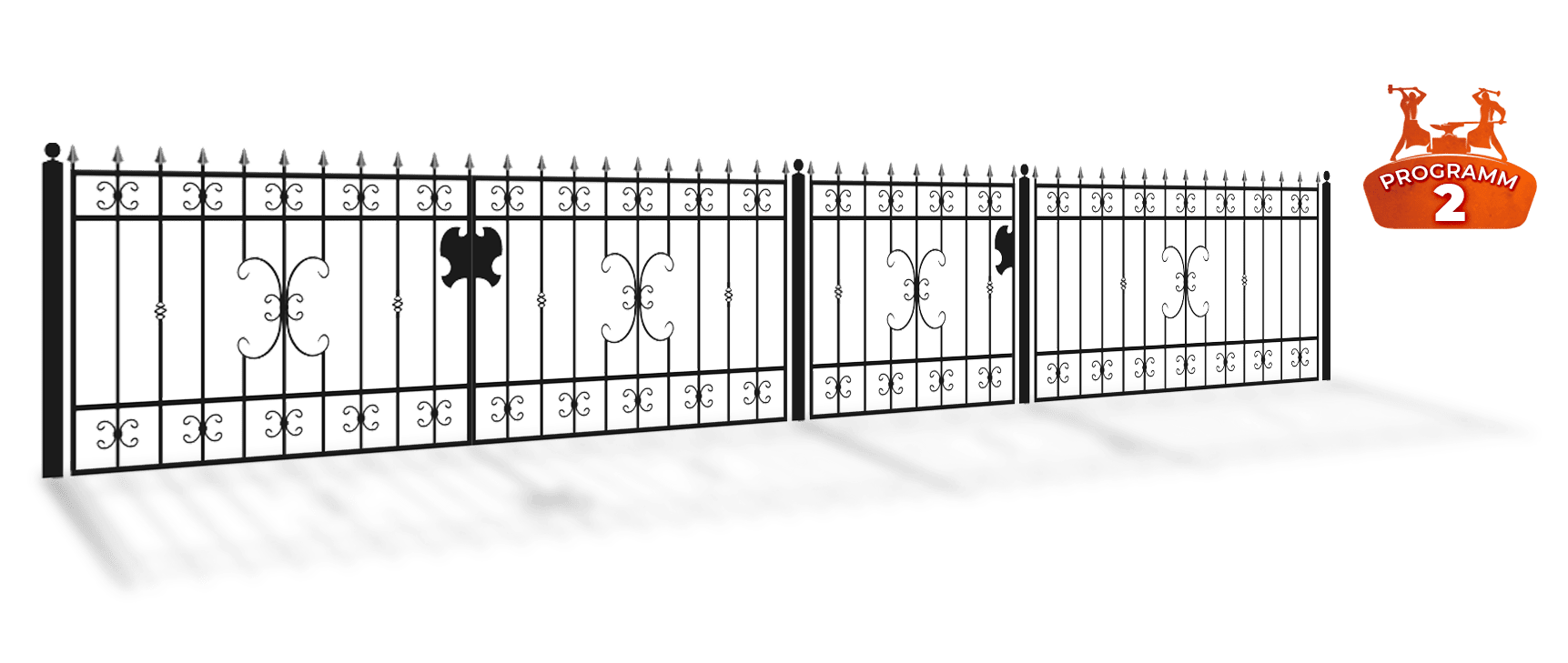 maßgefertigte metallzäune