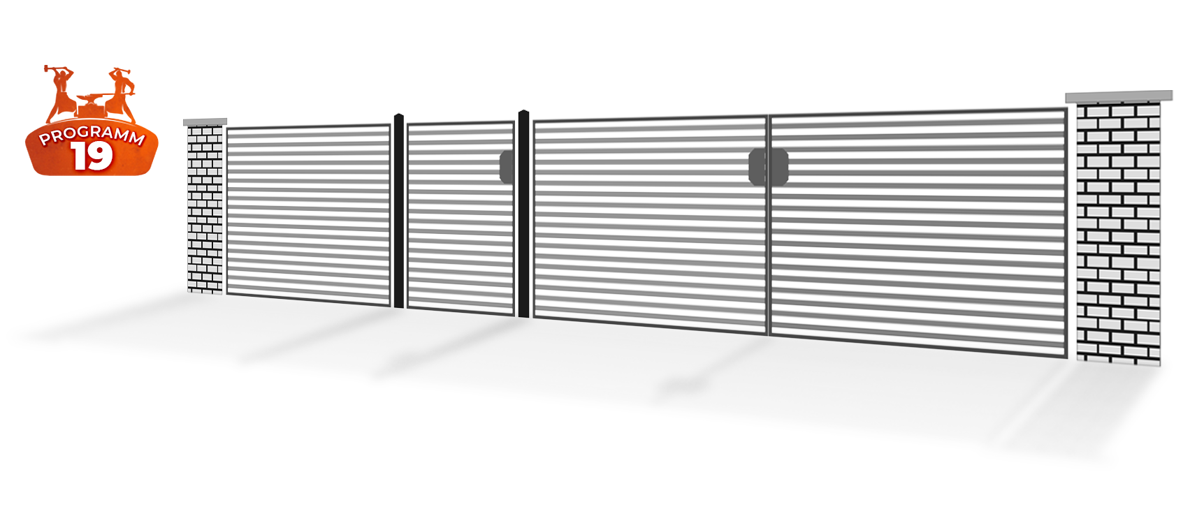 schmiedeeisen zaun modern design