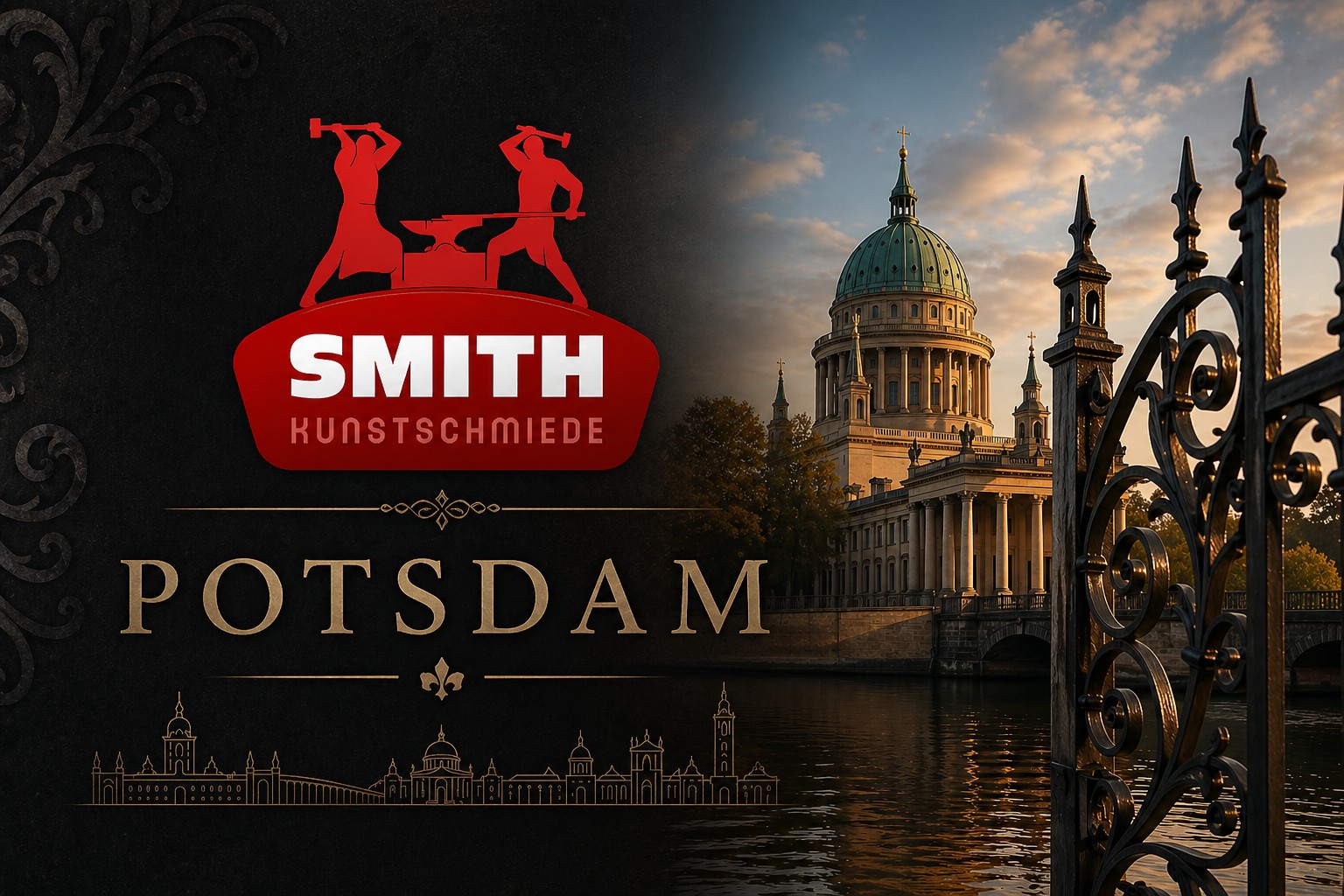 metallzaun potsdam smith kunstschmiede