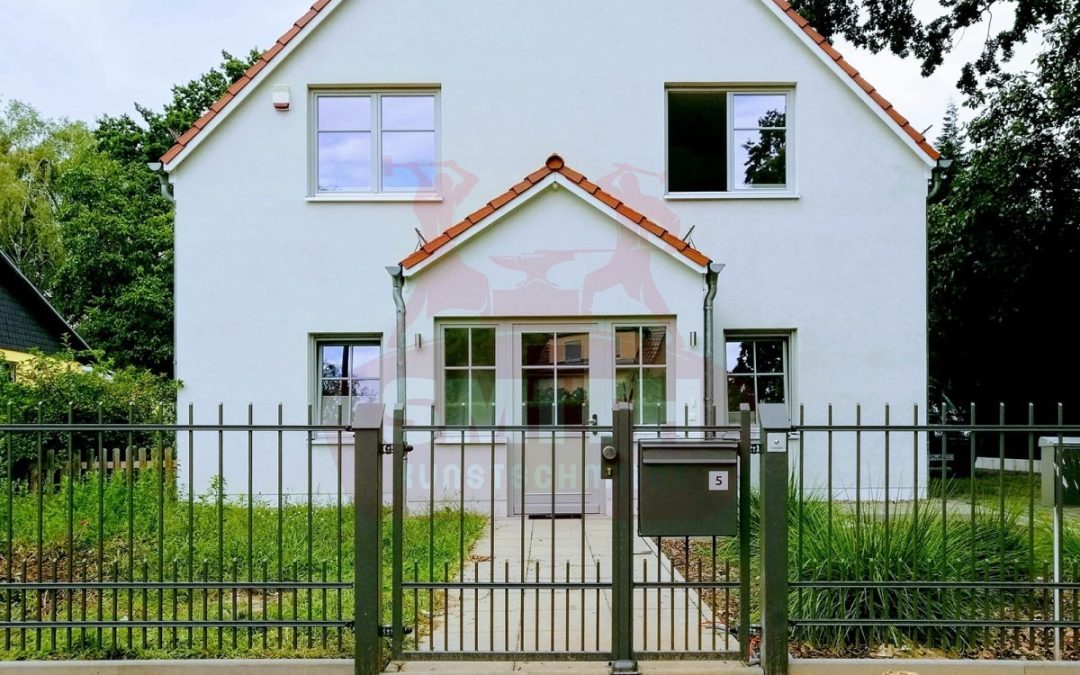 gartentor aus metall anthrazit