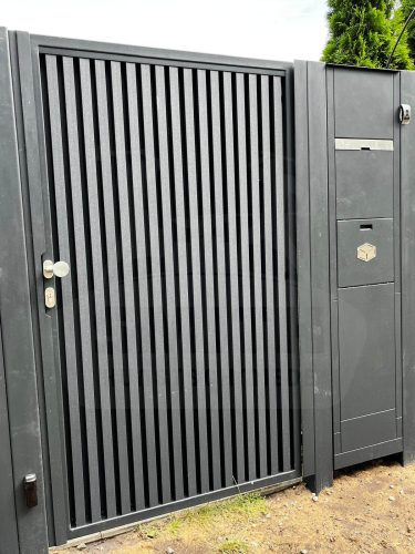 zaun metall pulverbeschichtet