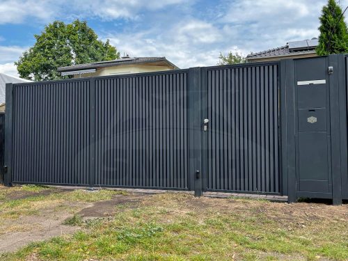 schmiedeeisen zaun modern